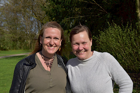 Lydia Möcklinghoff (Wissenschaftsjournalistin) und Dr. Frauke Fischer (Biodiversitätsexpertin)
